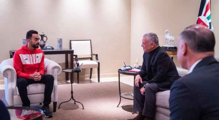 الملك يستضيف اللاعب أبو السعود