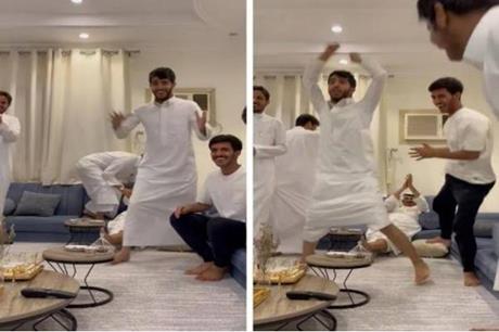 فرحة هسترية لجماهير سعودية بعد الفوز على الأرجنتين