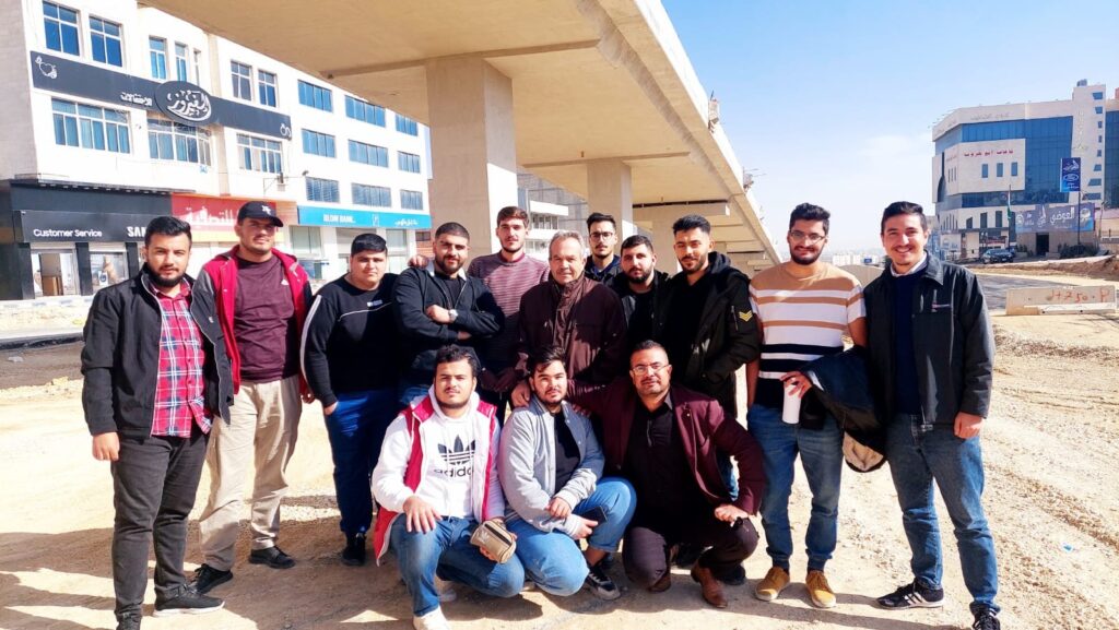 زيارة علمية لطلبة قسم الهندسة المدنية في جامعة جدارا