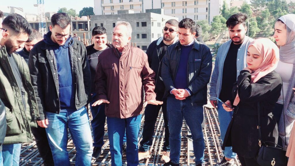 زيارة علمية لطلبة قسم الهندسة المدنية في جامعة جدارا