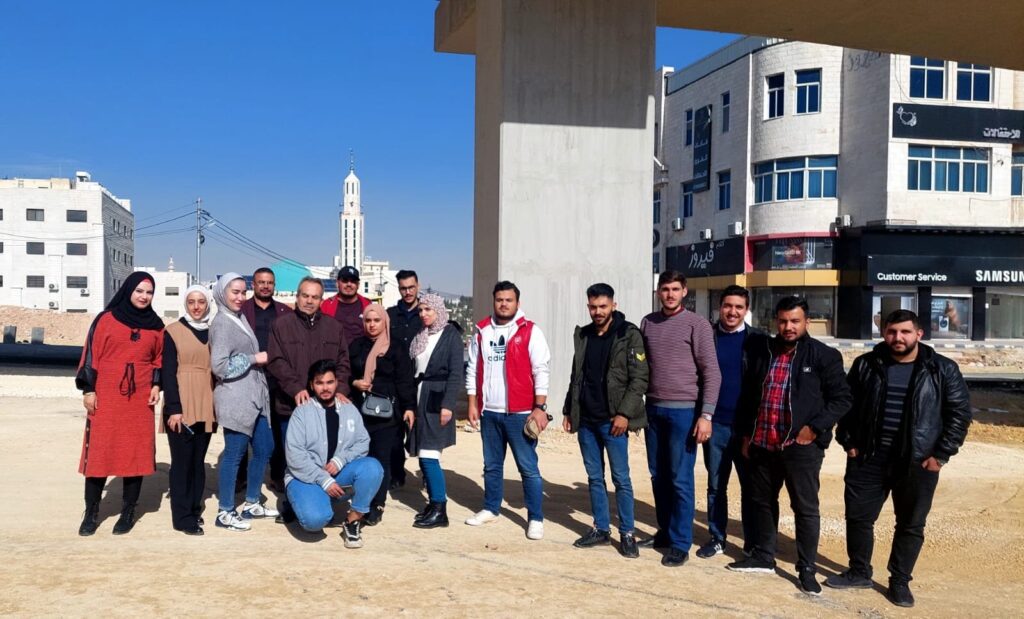 زيارة علمية لطلبة قسم الهندسة المدنية في جامعة جدارا