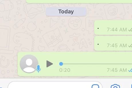 صورة حول : واتساب تطرح خاصية جديدة للرسائل الصوتية .. اليك كيفية تطبيقها واتساب تطرح خاصية جديدة للرسائل الصوتية .. اليك كيفية تطبيقها