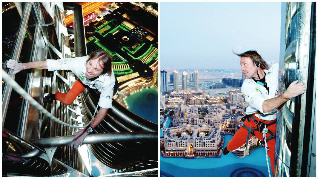 'رجل عنكبوت' يتسلق أطول مباني العالم