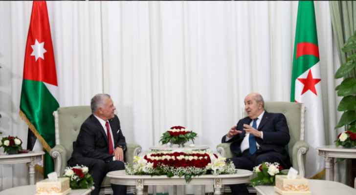 مباحثات بين جلالة الملك والرئيس الجزائري