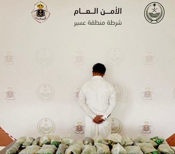 القبض على سعودي بحوزته 25 كغ من الحشيش