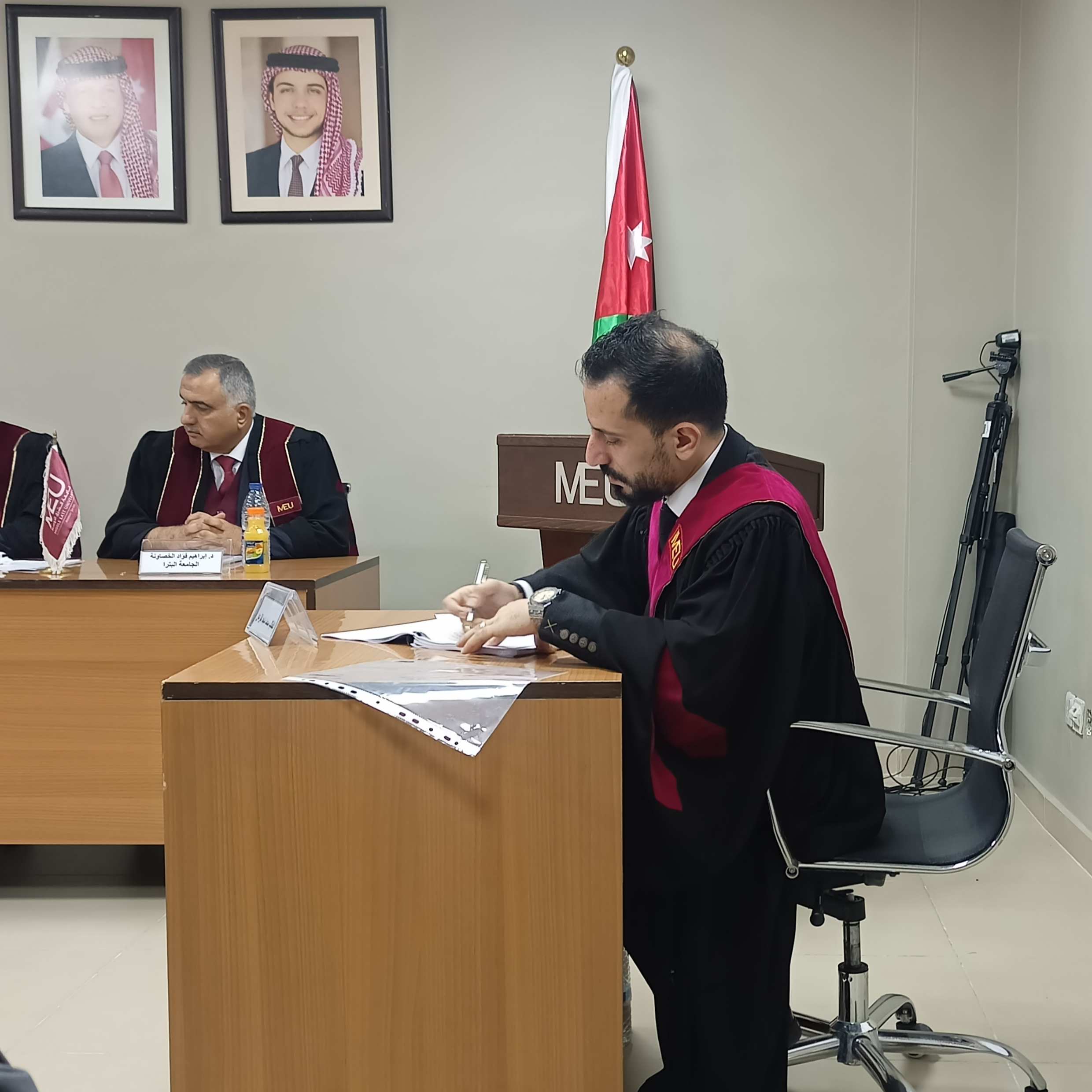 محمد ماجد القرعان ... مبارك الماجستير