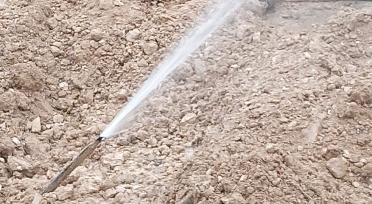 حملة تضبط ١٠٠ اعتداء على المياه في الرصيفة