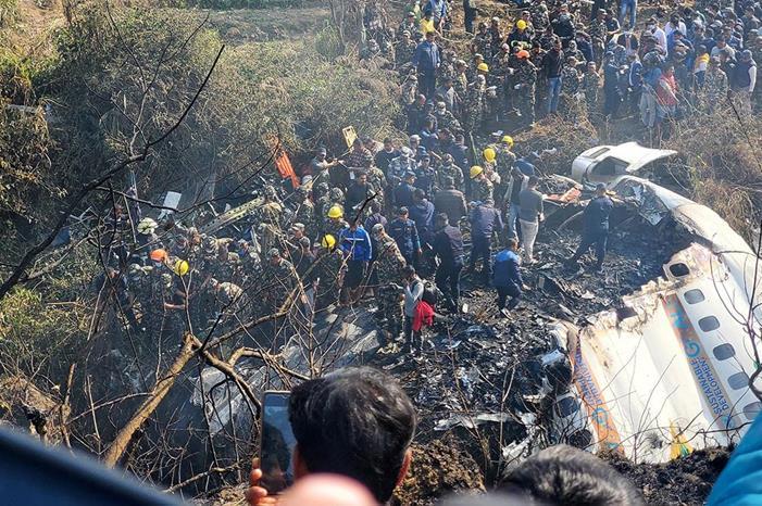 لا أمل لناجين من تحطم طائرة نيبال والبحث جاري عن أخر جثة