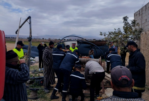 المغرب.. إنقاذ شخص علق في بئر يوما كاملا