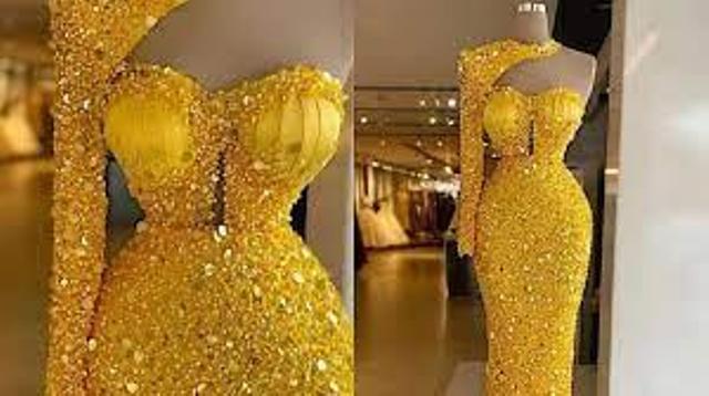 من الذهب الخالص.. فستان بـ15 مليون جنيه يثير جدلا في مصر
