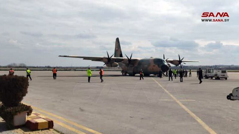 وصول طائرتي شحن عمانية محملة بالمساعدات لمتضرري زلزال سوريا