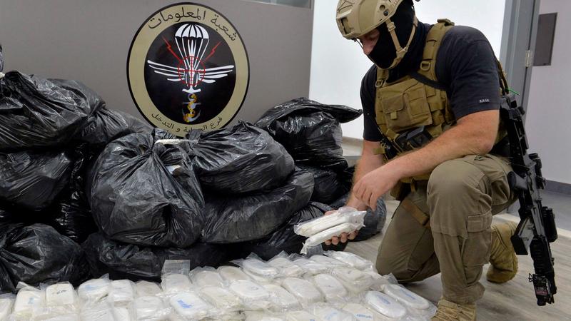لبنان: ضبط كمية كبيرة من المخدرات معدة للتهريب 
