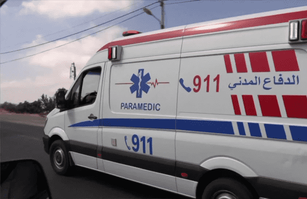 اربد : إصابة شخصين باختناق وحروق