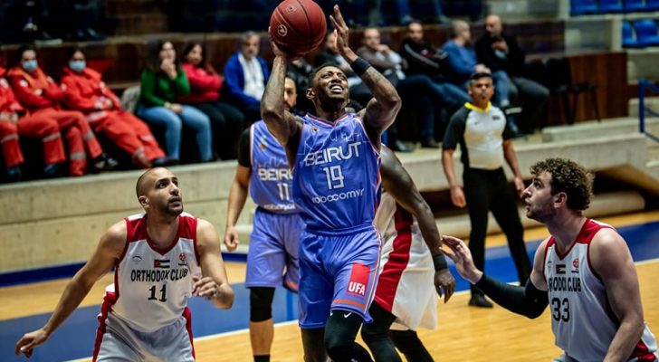الأرثوذكسي يخسر من بيروت في بطولة غرب آسيا لكرة السلة