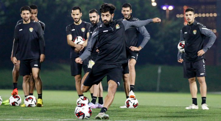 منتخب النشامى يختتم معسكره التدريبي في قطر