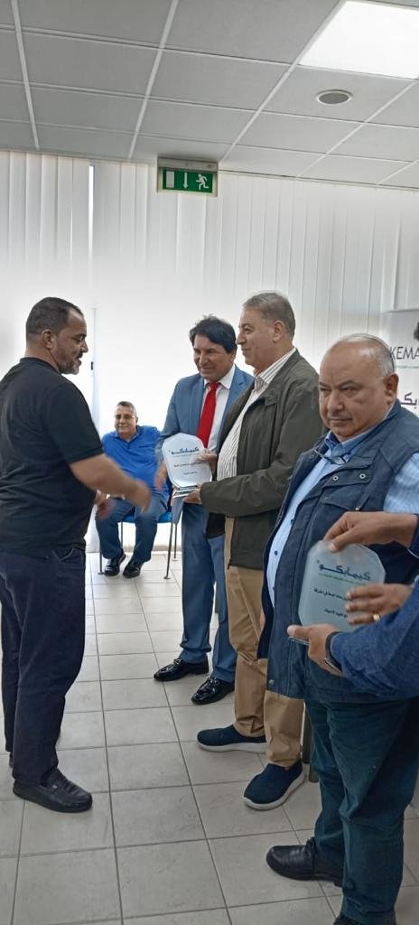 خلال حفل أقامته شركة كيمابكو في العقبة بمناسبة عيد العمال