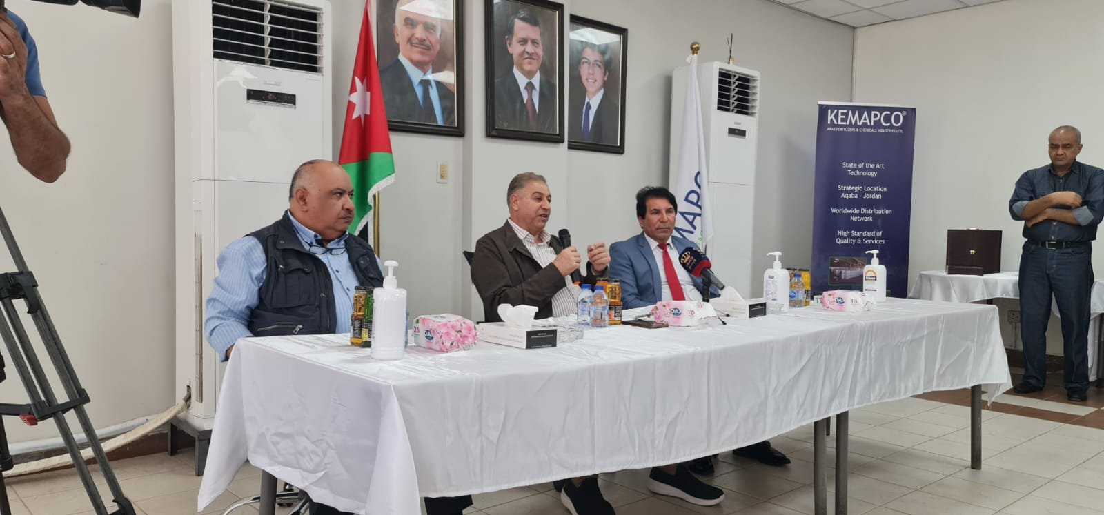 خلال حفل أقامته شركة كيمابكو في العقبة بمناسبة عيد العمال