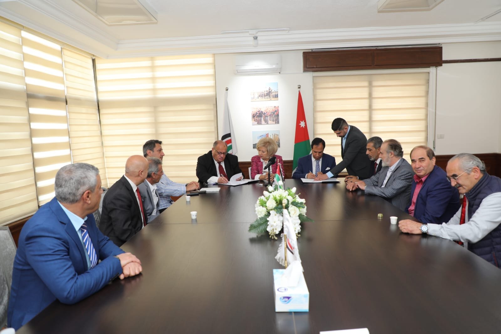 توقيع اتفاقية شراكة بين "مهرجان جرش للثقافة والفنون" و"نقابة الفنانين الأردنيين"