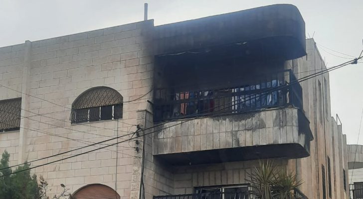 إصابات بحريق شقة سكنية في عمان