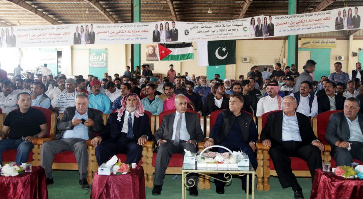 الجالية الباكستانية في لواء دير علا تحتفي بمناسبة زفاف ولي العهد