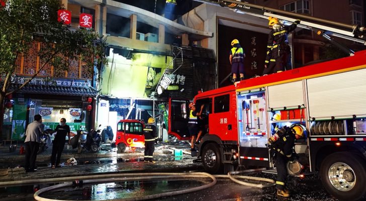 مصرع ٣١ شخصا بانفجار داخل مطعم في الصين