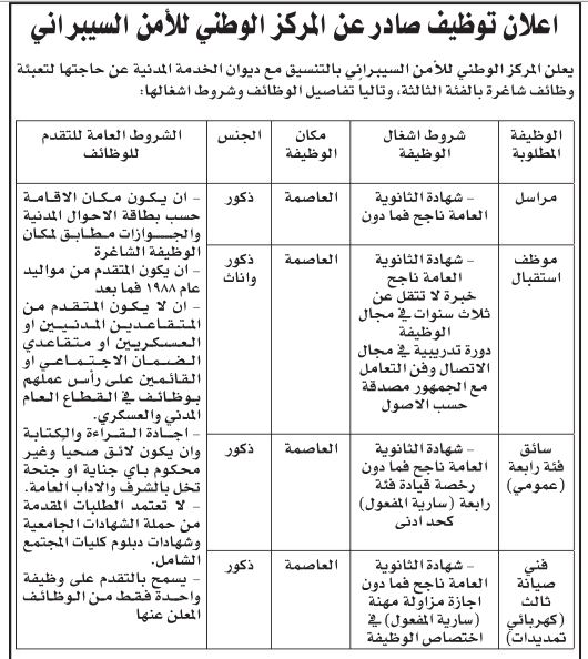 مدعوون للمقابلات الشخصية واستكمال إجراءات التعيين ... اسماء