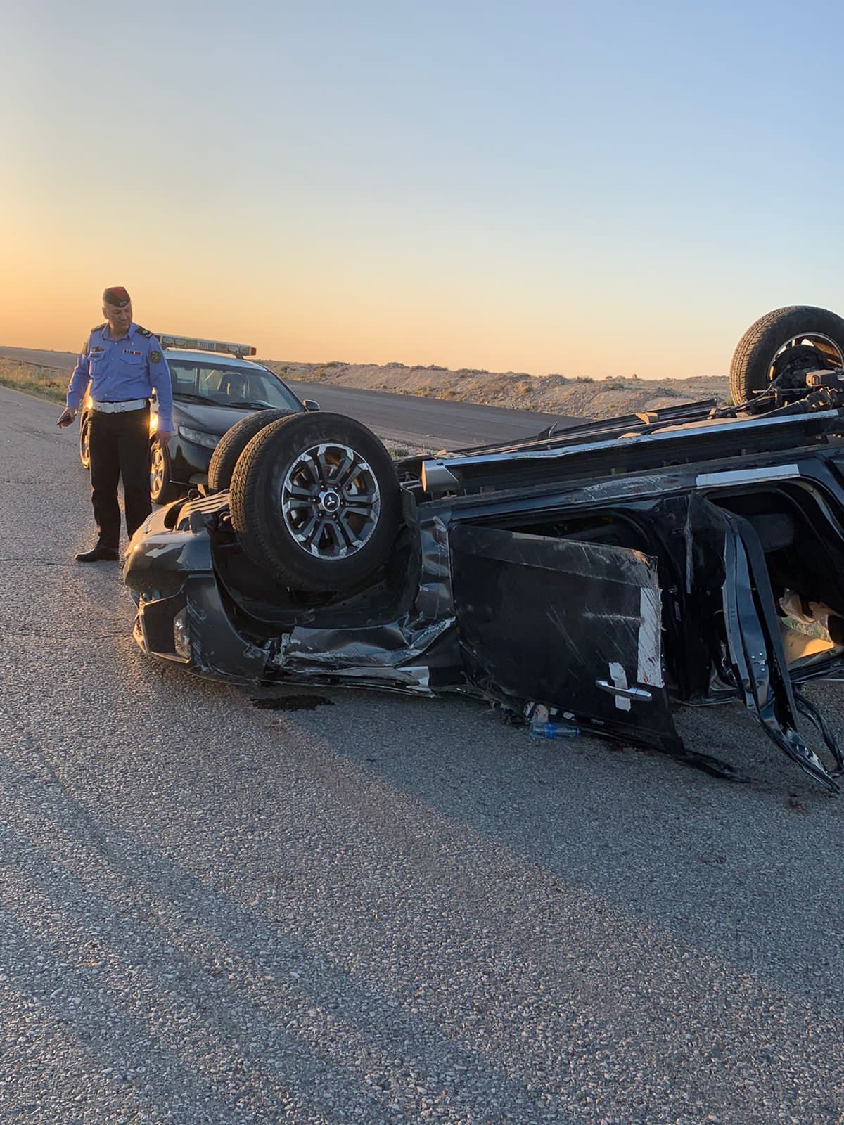 وفاتان بتدهور مركبة شحن على طريق مريغا