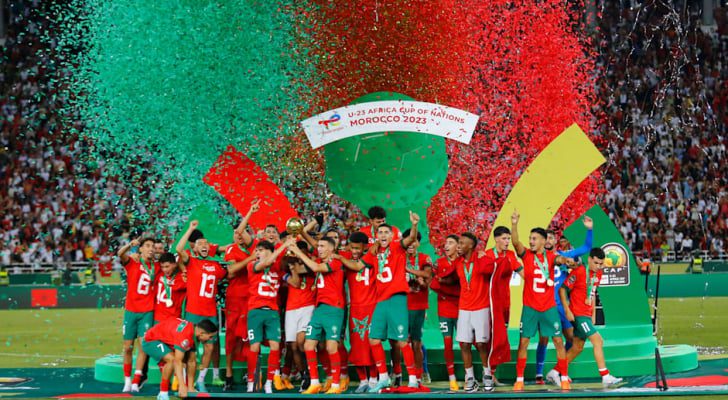 المغرب بطلاً لكأس إفريقيا تحت ٢٣ عاما