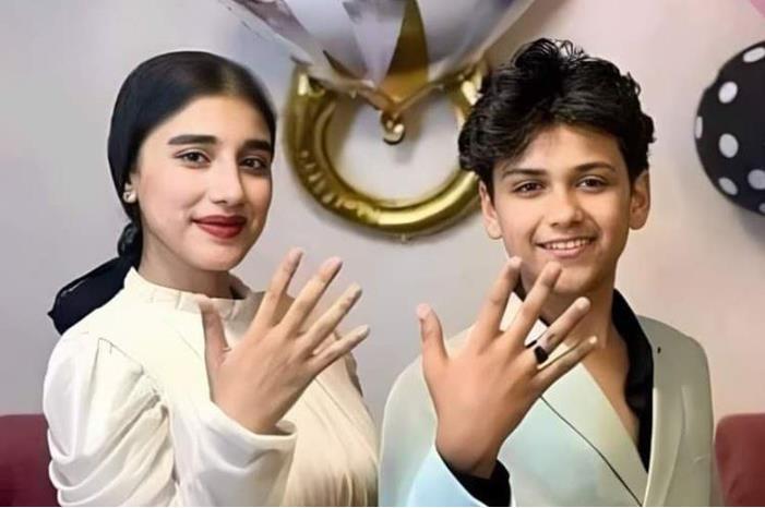 تفاصيل قصة أصغر عروسين في مصر - صور