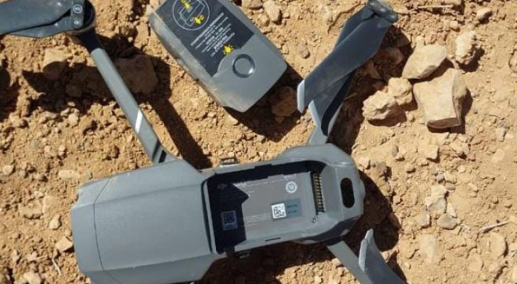 الجيش يسقط طائرة مسيرة قادمة من الأراضي السورية