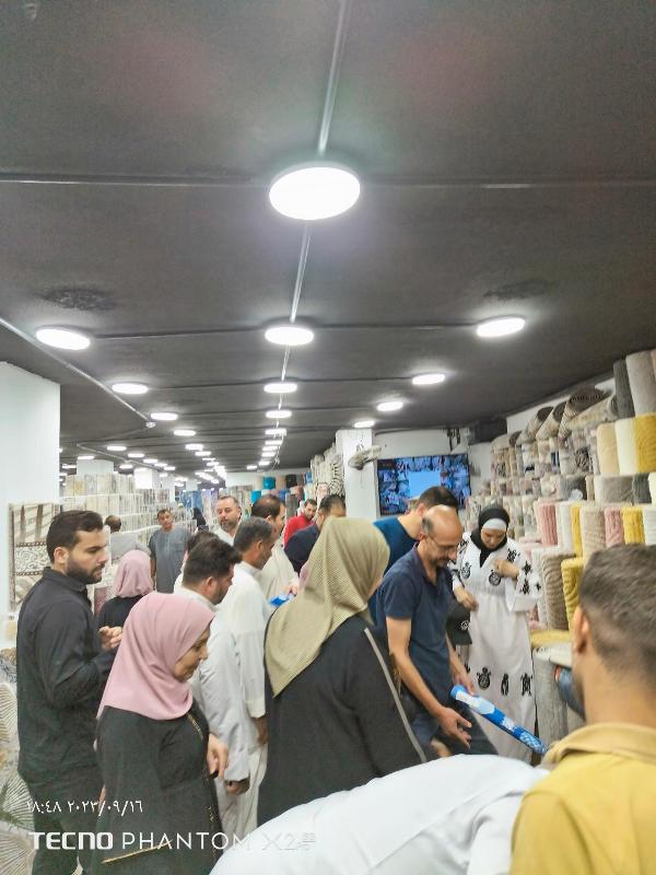 فيديو وصور ... برعاية الحاج توفيق ورد للسجاد والموكيت تفتتح فرعها التاسع بمدينة المفرق