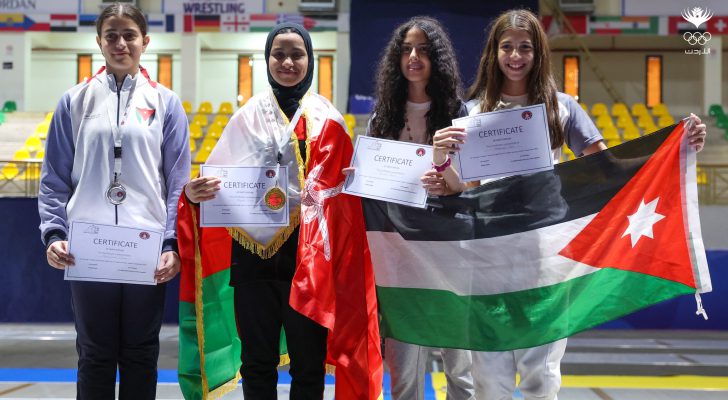 الأردن يحقق ٤ ميداليات جديدة في كأس آسيا للمبارزة