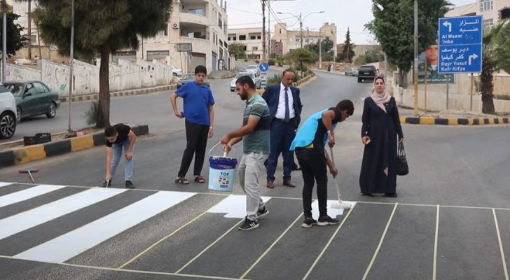 مبادرة لتخطيط الشوارع أمام المدارس في لواء المزار