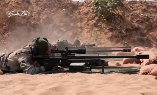القسام: تمكنا من قنص جنديين من قوات الاحتلال ببندقية "الغول" شرق مدينة خان يونس