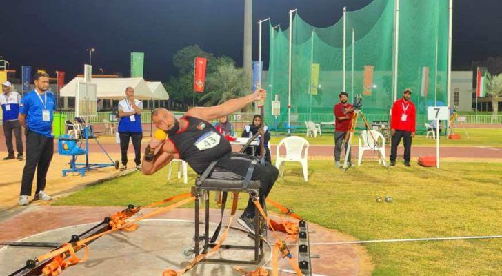 ٥ ميداليات أردنية في دورة ألعاب غرب آسيا البارالمبية