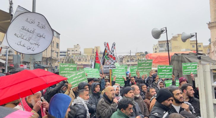 مسيرات في عمان دعما لأهل غزة