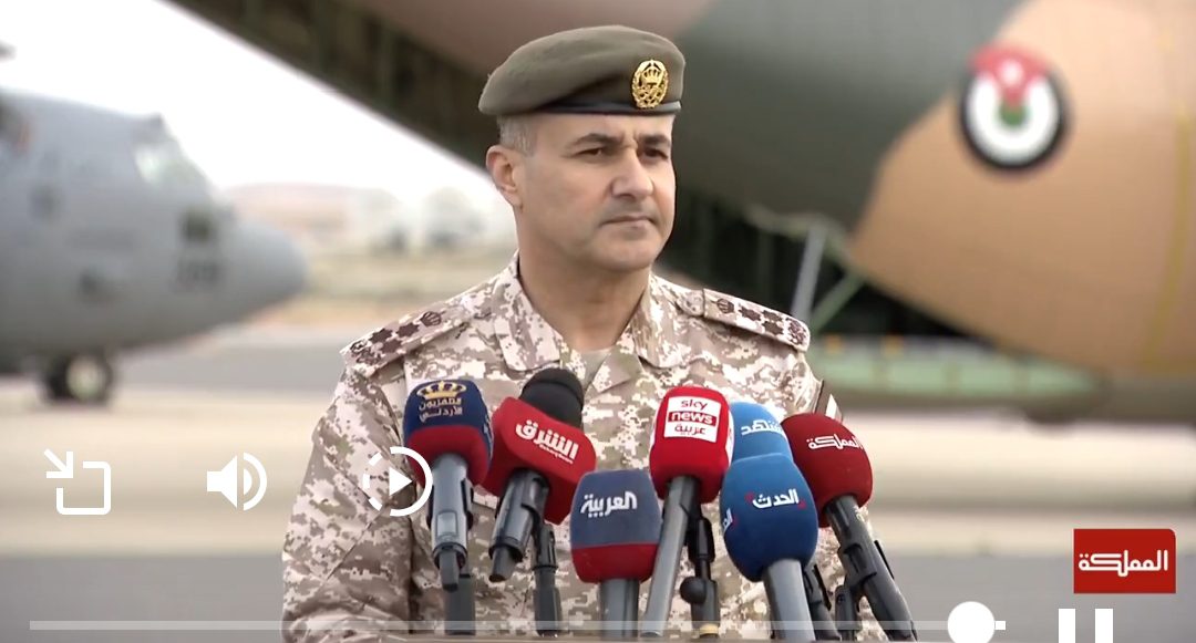 بالفيديو العميد الحياري يتحدث عن أكبر عملية إنزال جوي للاردن على غزة