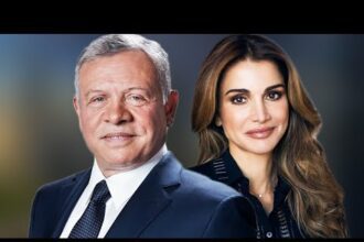 الملك والملكة إلى الرياض لتقديم واجب العزاء بوفاة والد الأميرة رجوة الحسين