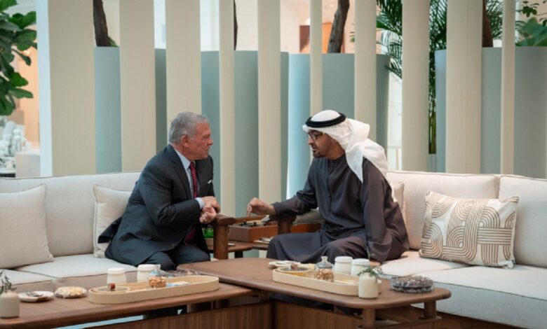 صورة حول : الملك ورئيس الإمارات: ضرورة التوصل لوقف فوري ودائم لإطلاق النار في غزة الملك ورئيس الإمارات: ضرورة التوصل لوقف فوري ودائم لإطلاق النار في غزة