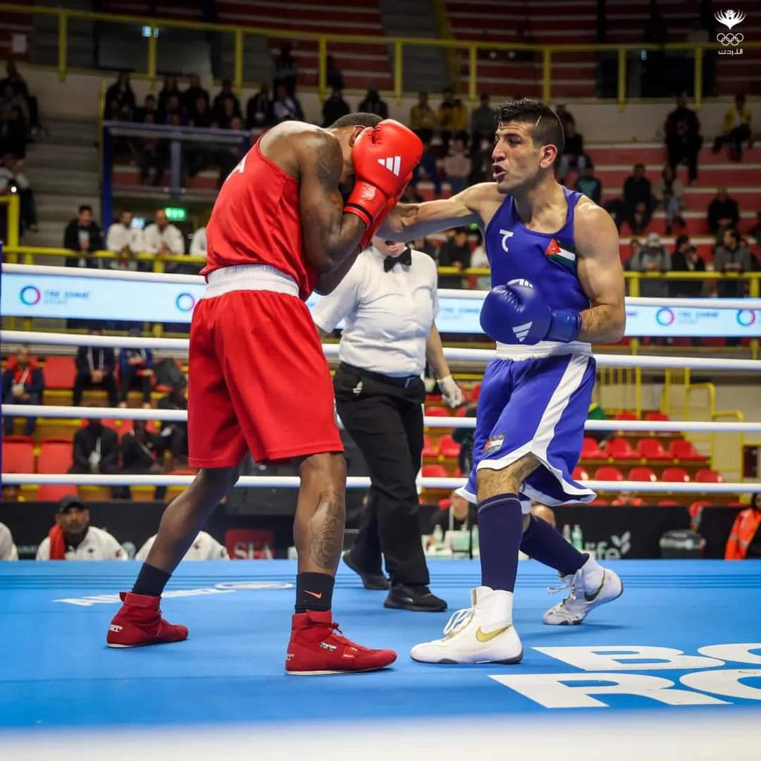 مديرية الأمن العام تبارك لملاكميها في صفوف المنتخب الوطني تحقيق انتصاراتهم ضمن التصفيات العالمية الاولى المؤهلة إلى أولمبياد باريس (2024).