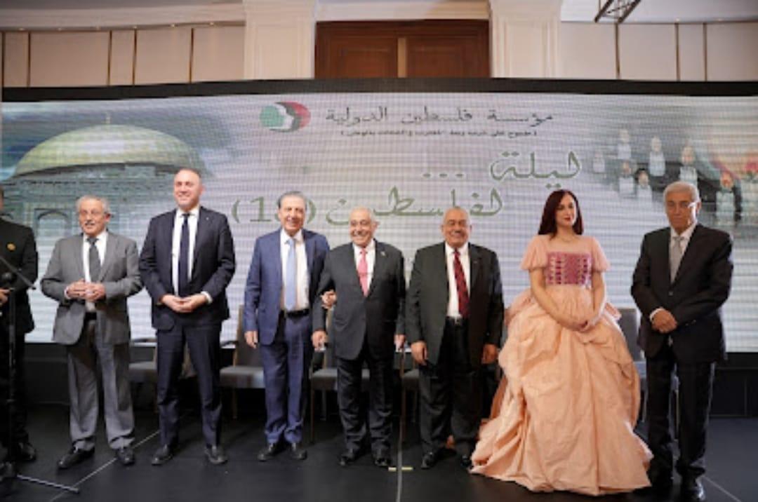 اقامة الحفل السنوي لمؤسسة فلسطين الدولية بعنوان: "ليلة... لفلسطين (18)"