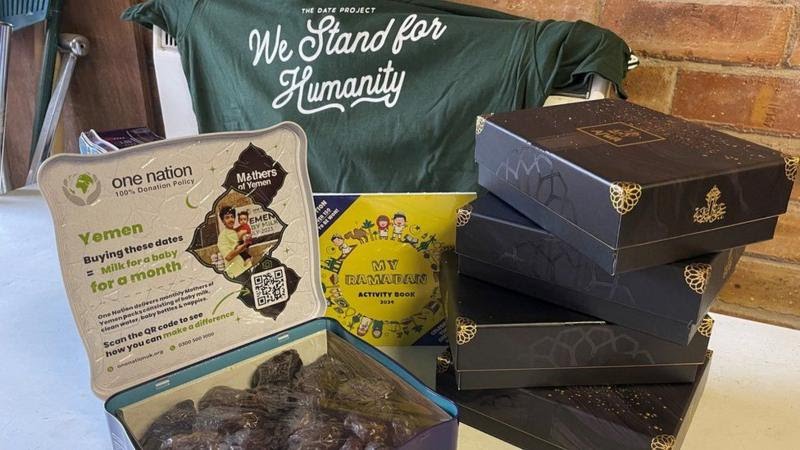 مشروع التمور في بريطانيا، مبادرة رمضانية لدعم غزة واليمن وسوريا