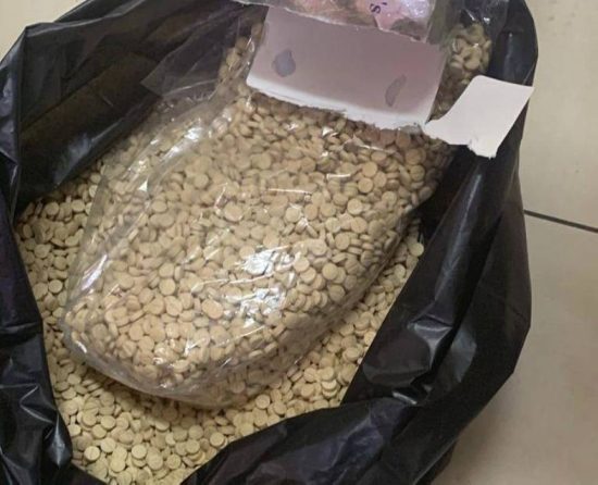 الأجهزة الأمنية أحبطت تهريب (73500) حبة كبتاجون مخدرة