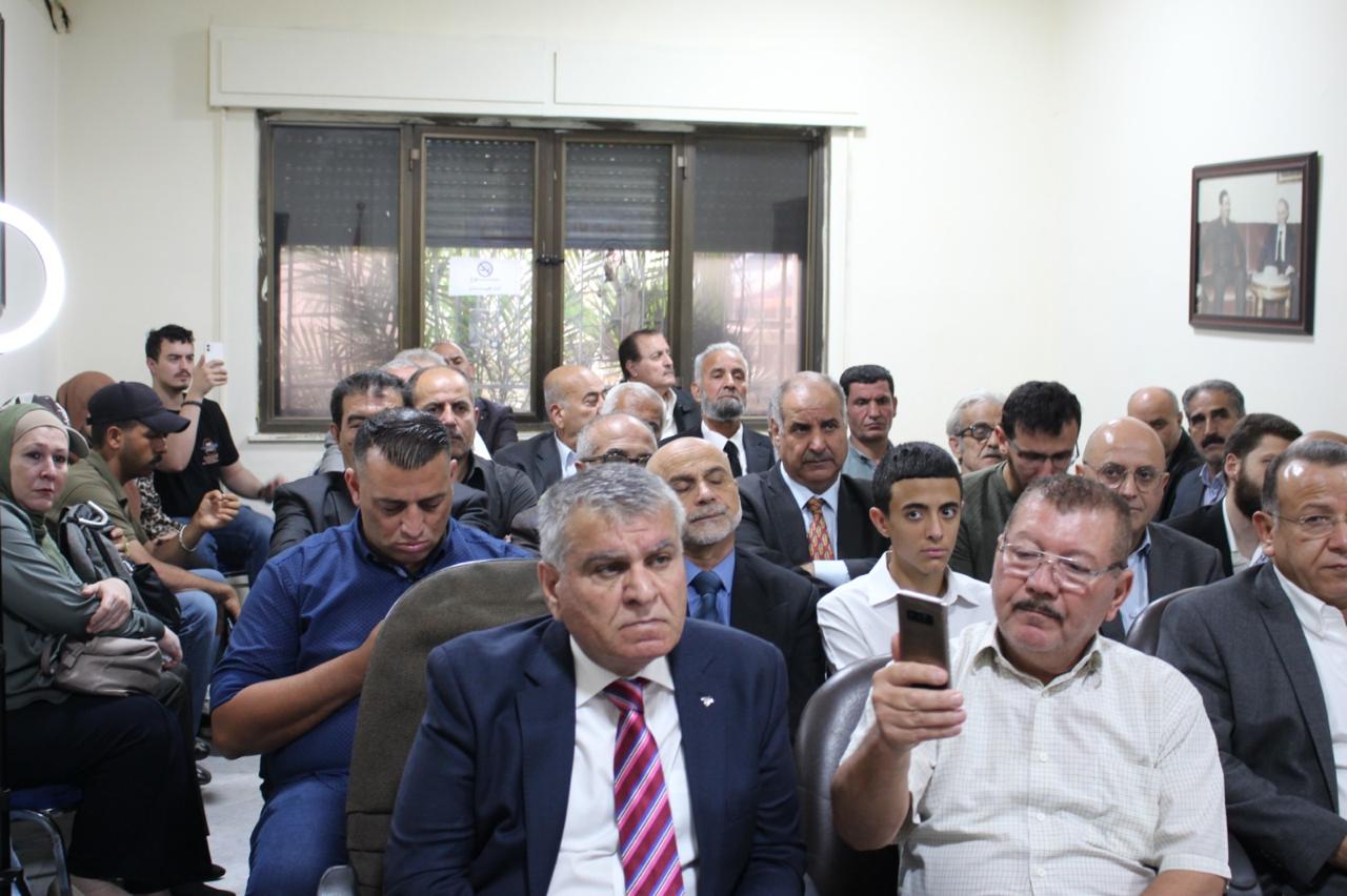 البعث الأردني يقيم حفل استقبال بمناسبة ذكرى تاسيسه