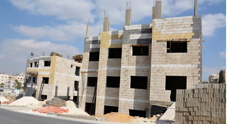 تقرير: انخفاض حاد في مساحات الأبنية المرخصة في الأردن خلال الربع الأول من عام 2024