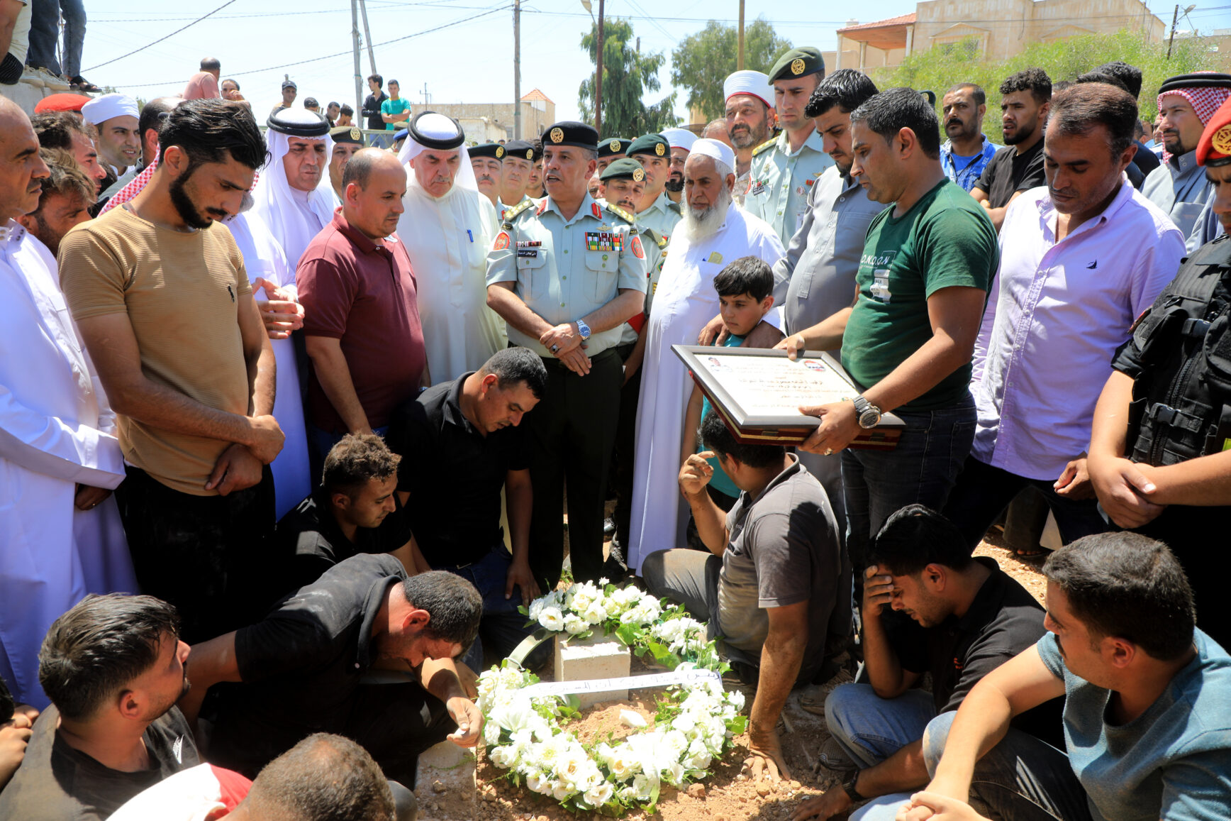 تشييع شهيد القوات المسلحة الأردنية الرقيب أسامة الخوالدة في بلعما