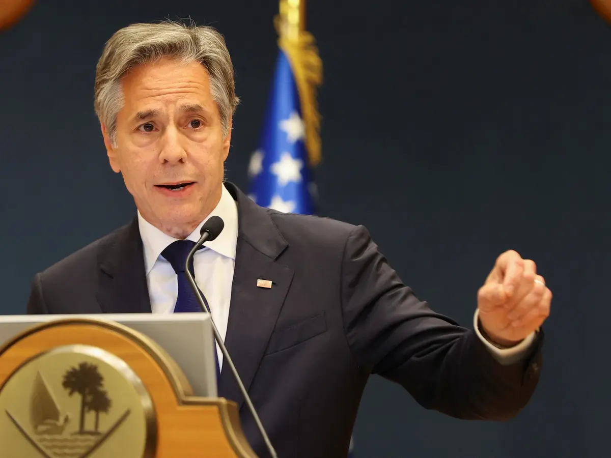 بلينكن يبحث وقف إطلاق النار مع مسؤولين إسرائيليين