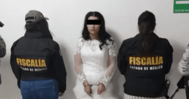 اعتقال عروس مكسيكية في يوم زفافها بتهمه القتل !