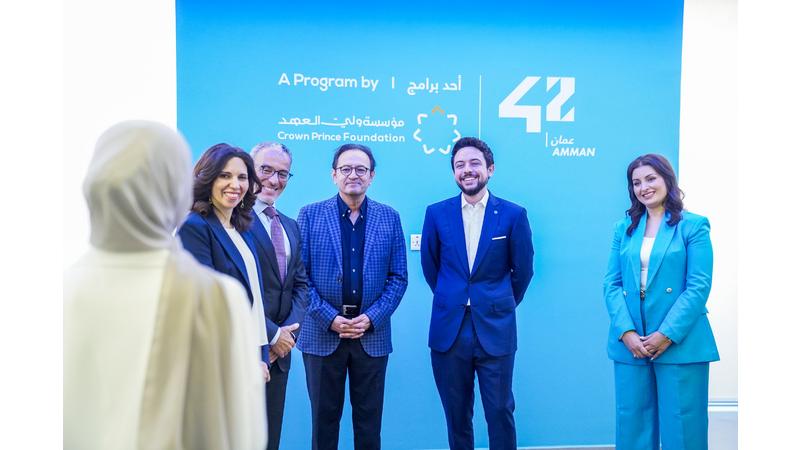 عاجل .. افتتاح سمو الأمير الحسين مقر "42 عمان" للبرمجة