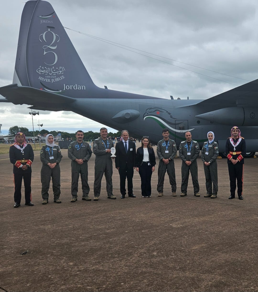 سلاح الجو الملكي يحقق إنجازًا متكررًا بجائزة العرض الثابت في معرض Air Tattoo الدولي